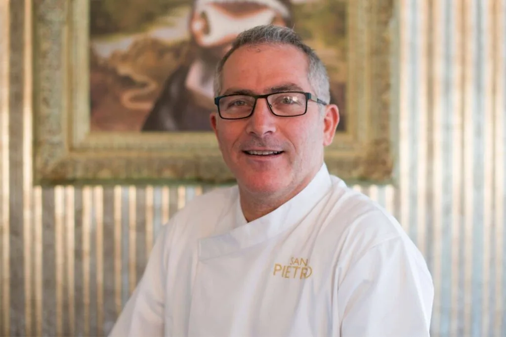 Pietro Catalano chef director San Pietro restaurant
