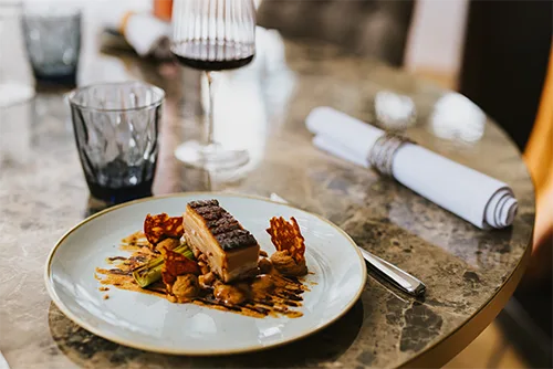 One of the creative dishes San Pietro serves, this one being from thre Sicilian Lunch Experience menu - very worthy of winning awards 